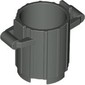 Trash Can with 2 Cover Holders