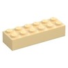 Tan Brick 2 x 6