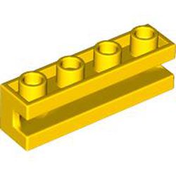 LEGO part 10002653 SLIDING PIECE 1X4 in Bright Yellow/ Yellow