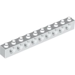 Technic Brick 1 x 10 [9 Pin Holes]