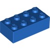 Blue Brick 2 x 4