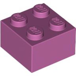 LEGO part element render in color 351 - Medium Dark Pink LEGO part element render in color 351 - Medium Dark Pink