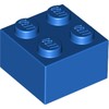 Blue Brick 2 x 2