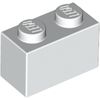 White Brick 1 x 2
