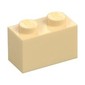 Brick 1 x 2 with Minecraft Steve Face Print