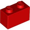 Red Brick 1 x 2