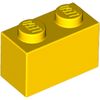 Yellow Brick 1 x 2