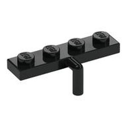 Plate Special 1 x 4 with Bar Down