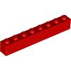 Red Brick 1 x 8