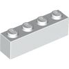 White Brick 1 x 4