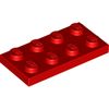 Red Plate 2 x 4