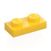 Yellow Plate 1 x 2