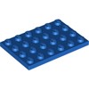 Blue Plate 4 x 6