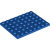 Blue Plate 6 x 8