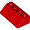 Red Slope 45° 2 x 4
