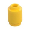 Yellow Brick Round 1 x 1 Open Stud
