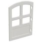 Duplo Door 1 x 4 x 4 with Four Panes, Different Size and Curved Top