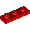 Red Plate 1 x 3