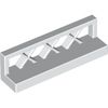 White Fence Lattice 1 x 4 x 1