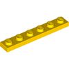 Yellow Plate 1 x 6
