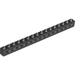 LEGO PART 3703 Technic Brick 1 x 16 [15 Holes] | Rebrickable - Build with LEGO