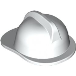 LEGO part MINI FIREMAN HELMET in White