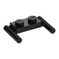 Plate Special 1 x 2 with Handles [Flat Ends / Low Attachment]