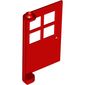 Door 1 x 4 x 5 with 4 Panes, Squared Base