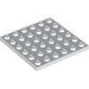 White Plate 6 x 6