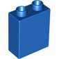 Duplo Brick 1 x 2 x 2 with '25 Years of Building Imagination' and 'Lego Systems Inc. 1973 - 1998' Print