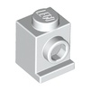 White Brick Special 1 x 1 with Headlight