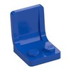 Blue Seat / Chair 2 x 2 with Center Sprue Mark