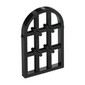 Window 1 x 2 x 2 & 2/3 Pane Twisted Bar with Rounded Top