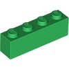 Green Brick 1 x 4