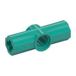 LEGO part 42134 ANGLE ELEMENT, 180 DEGREES [2] in Bright Bluish Green/ Dark Turquoise