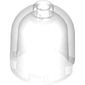 Brick Round 2 x 2 x 1 2/3 Dome Top, Blocked Open Stud