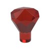 Trans-Red Rock 1 x 1 Jewel / Gem 24 Facet