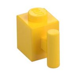 LEGO part 28917 BRICK 1X1 W. HANDLE in Bright Yellow/ Yellow