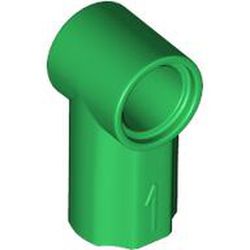 LEGO part  ANGLE ELEMENT, 0 DEGREES [1] in Dark Green/ Green