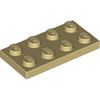 Tan Plate 2 x 4