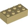 Tan Brick 2 x 4