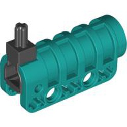 Launcher, Technic Competition Cannon, Round Bottom with Black Ends