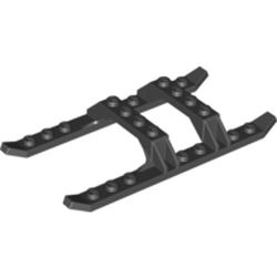 LEGO part 40939 UNDERCARRIAGE 12X6X1 1/3 in Black