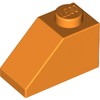 Orange Slope 45° 2 x 1 with Bottom Pin