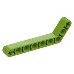 LEGO part 42160 TECHNIC ANGULAR BEAM 3X7 in Bright Yellowish Green/ Lime