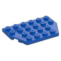 LEGO part  PLATE 4X6 26 DEGREES in Bright Blue/ Blue