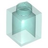 Trans-Light Blue Brick 1 x 1