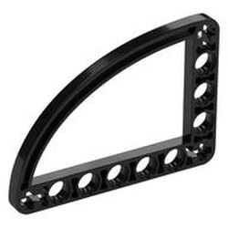 Technic Beam 5 x 7 L-Shape with Quarter Ellipse Thin