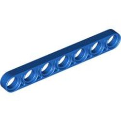 LEGO part 10058486 TECHNIC 7M HALF BEAM in Bright Blue/ Blue