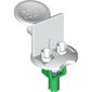 Sports Soccer Minifig Stand with Spring and Green Pin [Complete Assembly]